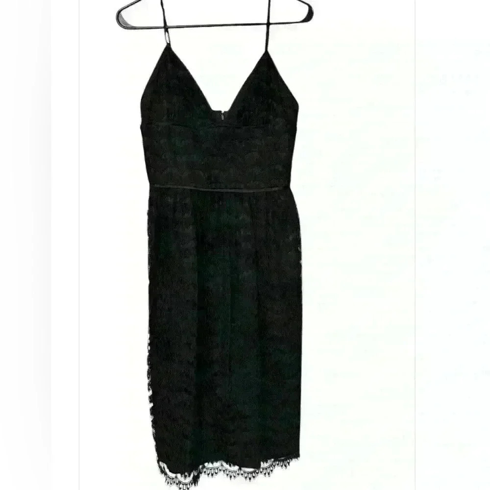 NWOT Trina Turk little black lace dress